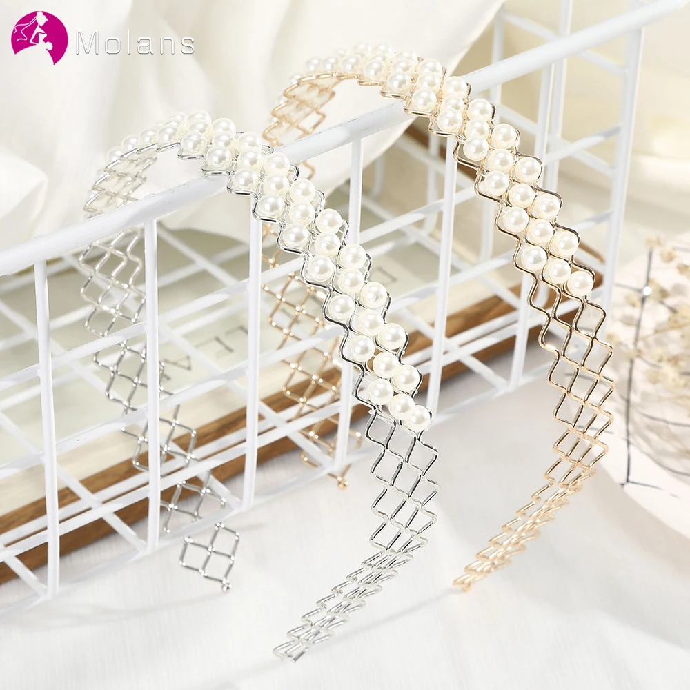 Molans New Women Elegant Full Pearls Hairbands Sweet Headband Hair Hoops Holder Ornament Head Band Lady Bride Hair Accessories
Molans New Women Elegant Full Pearls Hairbands Sweet Headband Hair Hoops Holder Ornament Head Band Lady Bride Hair Accessories
