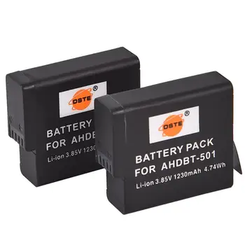 DSTE 2x AHDBT-501 Battery Pack for Gopro Hero 5 Gopro Hero 6 GoPro HERO 7 Black Camera
DSTE 2x AHDBT-501 Battery Pack for Gopro Hero 5 Gopro Hero 6 GoPro HERO 7 Black Camera