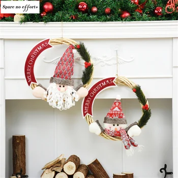 New Year Christmas Decorations For Home Santa Claus Christmas Wreath 0rnament Christmas Tree Decorations Windown Xmas Pendant
New Year Christmas Decorations For Home Santa Claus Christmas Wreath 0rnament Christmas Tree Decorations Windown Xmas Pendant