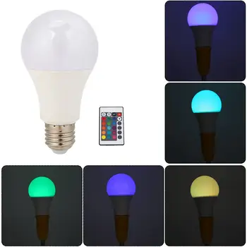 Changing RGB Magic Led Bulb E27 100-240V 5W RGB LED Lamp Spotlight Mini Energy Saving Multiple Colors Changing 110x60mm
Changing RGB Magic Led Bulb E27 100-240V 5W RGB LED Lamp Spotlight Mini Energy Saving Multiple Colors Changing 110x60mm