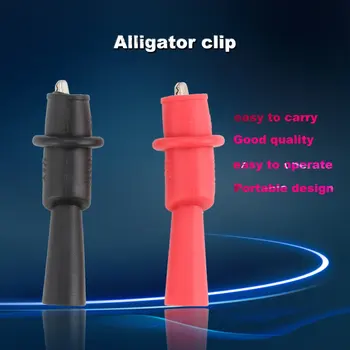 2 PCS Crocodile Alligator Test Power Clip Electrical Clamp Car Detection Clip 2mm Direct Insert Multimeter Pen Accessories
2 PCS Crocodile Alligator Test Power Clip Electrical Clamp Car Detection Clip 2mm Direct Insert Multimeter Pen Accessories