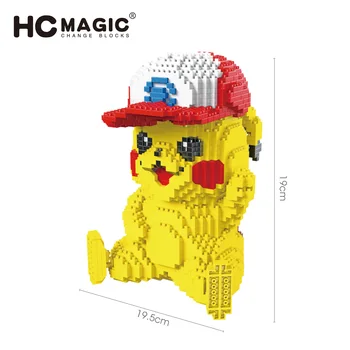 HC9066 1931pcs Detective Pikachued Diamond Blocks Pocket Monsters Model Mini Building Bricks Game Anime Figures For Block Toys
HC9066 1931pcs Detective Pikachued Diamond Blocks Pocket Monsters Model Mini Building Bricks Game Anime Figures For Block Toys
