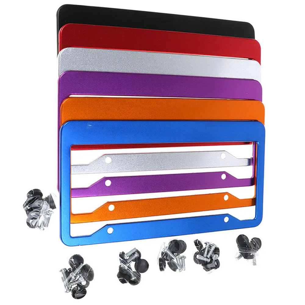 Universal Car Aluminum License Plate Frame Tag Cover Waterproof Holder Auto Truck Only For American Canada auto Car Accessories
Universal Car Aluminum License Plate Frame Tag Cover Waterproof Holder Auto Truck Only For American Canada auto Car Accessories