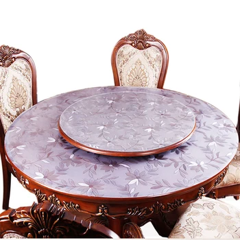 1mm Round PVC Tablecloth Soft Glass Cloth Table Cover Home Kitchen Dining Room Placemat Waterproof Oilproof able Cover
1mm Round PVC Tablecloth Soft Glass Cloth Table Cover Home Kitchen Dining Room Placemat Waterproof Oilproof able Cover