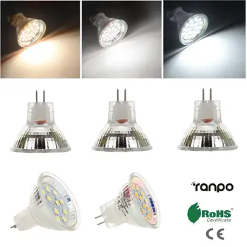 

MR11 GU4 LED Spot Light Bulbs AC DC 12V 24V 2835 SMD 2W 3W Cool Warm White Lamp 10W 20W Halogen Light Equivalent 12 18 LED Chips