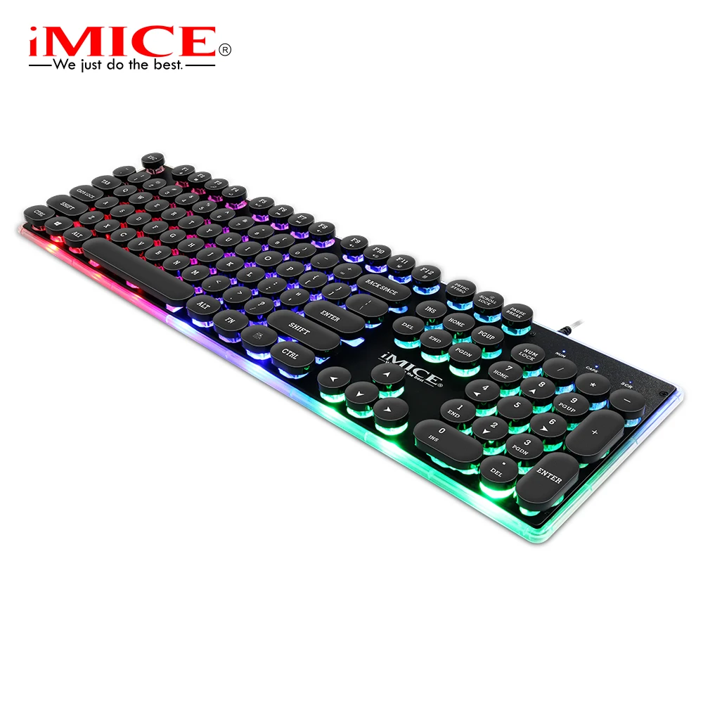 iMice AK-700 Backlight RGB Gamer Keyboard Game Backlit Gaming With For Computer PC Laptop LED Keycaps Key Cap Board USB Keybor
iMice AK-700 Backlight RGB Gamer Keyboard Game Backlit Gaming With For Computer PC Laptop LED Keycaps Key Cap Board USB Keybor