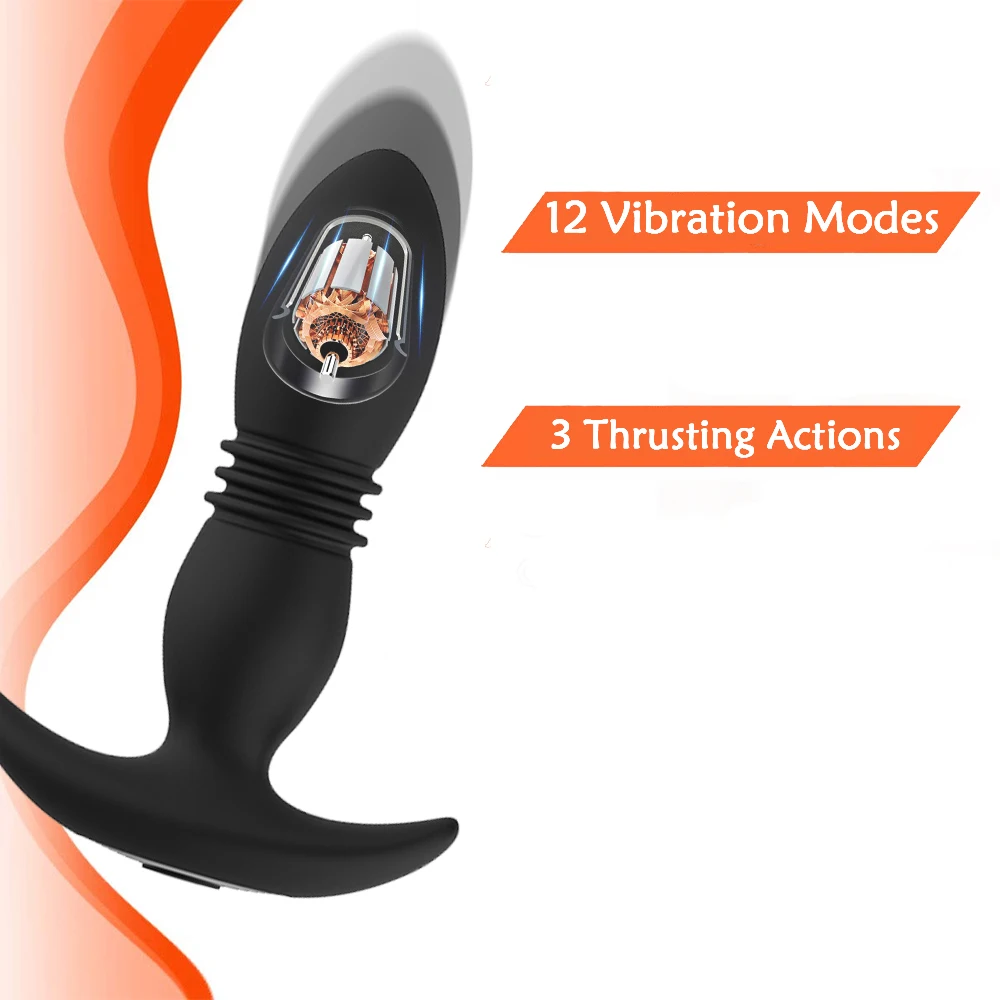 Телескопический Анальный Вибратор