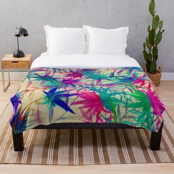 Tropical Jungle a watercolor painting Blanket Wool Flannel Plush Blanket Bedspread For office Sherpa Blanket Couch Quilt Cover T
Tropical Jungle a watercolor painting Blanket Wool Flannel Plush Blanket Bedspread For office Sherpa Blanket Couch Quilt Cover T