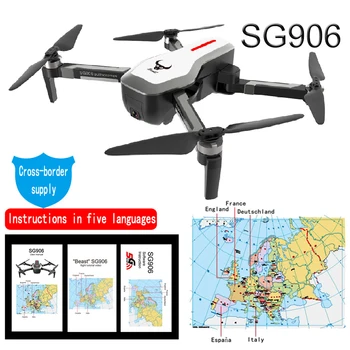 

SG906 RC Drone Quadcopter 4K Ultra Clear Camera GPS 5G WIFI FPV Brushless Selfie Foldable Optical Flow Positioning Hover RTF