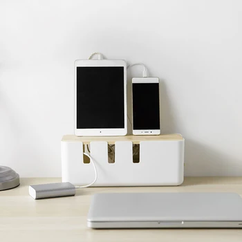 Cable Management Box Cord Organizer Box With Wooden Lid for Cords Power Strips Home Office Desks Organizer Home Office
Cable Management Box Cord Organizer Box With Wooden Lid for Cords Power Strips Home Office Desks Organizer Home Office