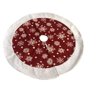 1 Pc Christmas Decoration Printed Snowflake White Border Christmas Tree Skirt
1 Pc Christmas Decoration Printed Snowflake White Border Christmas Tree Skirt