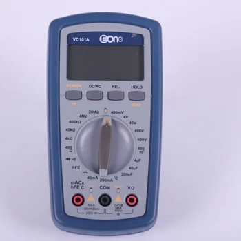 VC101A All Ranges Protection Self-Restoring handheld manual ranging digital multimeter continuity temperature tester
VC101A All Ranges Protection Self-Restoring handheld manual ranging digital multimeter continuity temperature tester