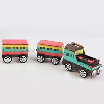 Creative Wooden 3 Sections Small Train Diy Puzzle Electric Toy Simple Physical Science Experiment Toy Vehicles For Children Kids
Creative Wooden 3 Sections Small Train Diy Puzzle Electric Toy Simple Physical Science Experiment Toy Vehicles For Children Kids