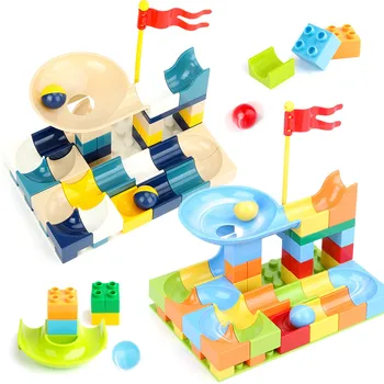62PCS Marble Race Run Block Large Building Blocks Duploed Big Size Funnel Slide Assembly Bricks Toys For Children Toys Sets
62PCS Marble Race Run Block Large Building Blocks Duploed Big Size Funnel Slide Assembly Bricks Toys For Children Toys Sets