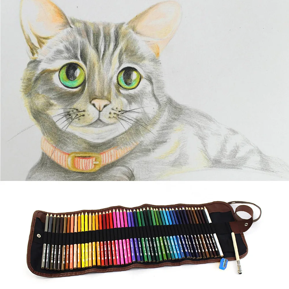 48 Art Colored Pencils Set with Portable Canvas Pencil Wrap Pouch for Adult Coloring Books Drawing Writing Sketching Doodlings
48 Art Colored Pencils Set with Portable Canvas Pencil Wrap Pouch for Adult Coloring Books Drawing Writing Sketching Doodlings