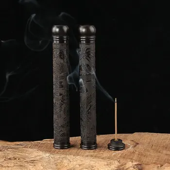 Dual-use Sandalwood Short Carving Scented Embossed Fragrant Incense Tube For Storing Incense Line Home Teahouse
Dual-use Sandalwood Short Carving Scented Embossed Fragrant Incense Tube For Storing Incense Line Home Teahouse
