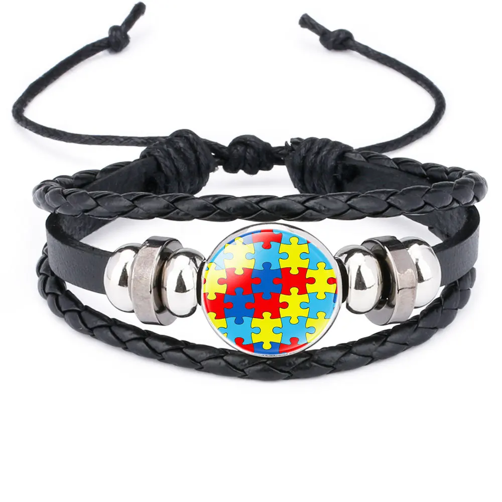 Autism My Child Is Autistic Bracelets Superhero Autism Asperger Buckle Leather Bracelet AUTISM MOM Jigsaw Bracelet Thanos
Autism My Child Is Autistic Bracelets Superhero Autism Asperger Buckle Leather Bracelet AUTISM MOM Jigsaw Bracelet Thanos