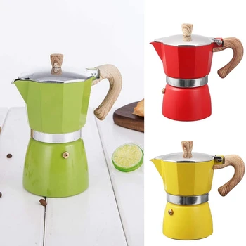 Aluminum Italian Moka Espresso Coffee Machine Filter Stove Pot 3 Cups 
Aluminum Italian Moka Espresso Coffee Machine Filter Stove Pot 3 Cups