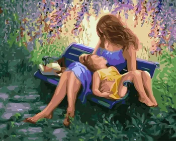 Unframe diy oil picture oil paintings by numbers figure painting paint by number for home decor 4050cm mother and girl
Unframe diy oil picture oil paintings by numbers figure painting paint by number for home decor 4050cm mother and girl