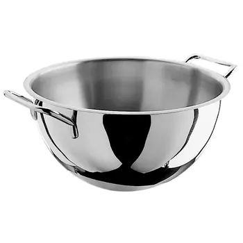50903928 stainless steel bowl spherical Pinti 2 handles, stainless steel, silver tableware
50903928 stainless steel bowl spherical Pinti 2 handles, stainless steel, silver tableware