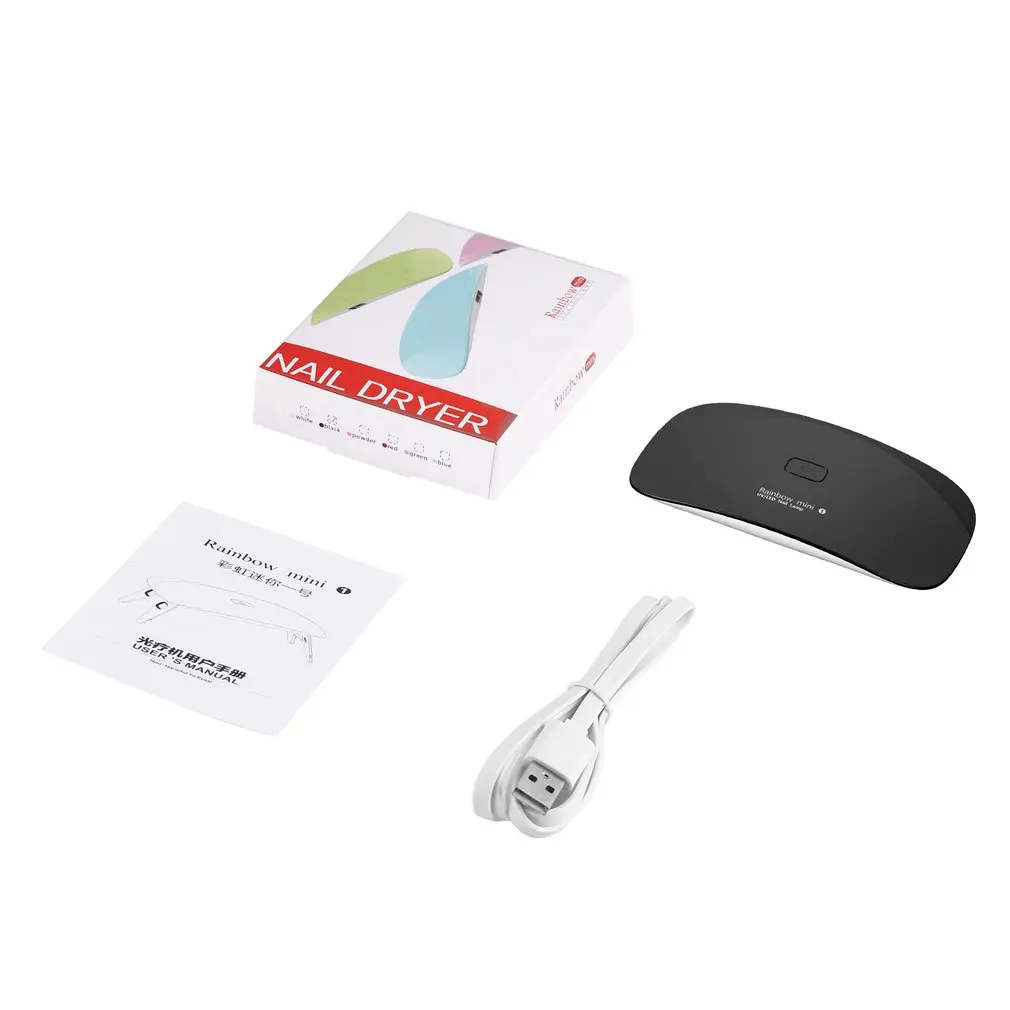 Foldable 6W Mini UV LED Nail Lamp Nail Gel Polish Dryer LED UV Gel Curing Nail Lamp 45s/60s Timer for Fingernail & Toenail
Foldable 6W Mini UV LED Nail Lamp Nail Gel Polish Dryer LED UV Gel Curing Nail Lamp 45s/60s Timer for Fingernail & Toenail