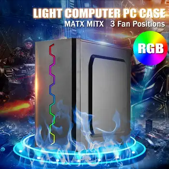 2020 NEW Mini Desktop Computer Case USB2.0 3 Fans PC Case Support for MATX/MITX 355x188x360mm
2020 NEW Mini Desktop Computer Case USB2.0 3 Fans PC Case Support for MATX/MITX 355x188x360mm
