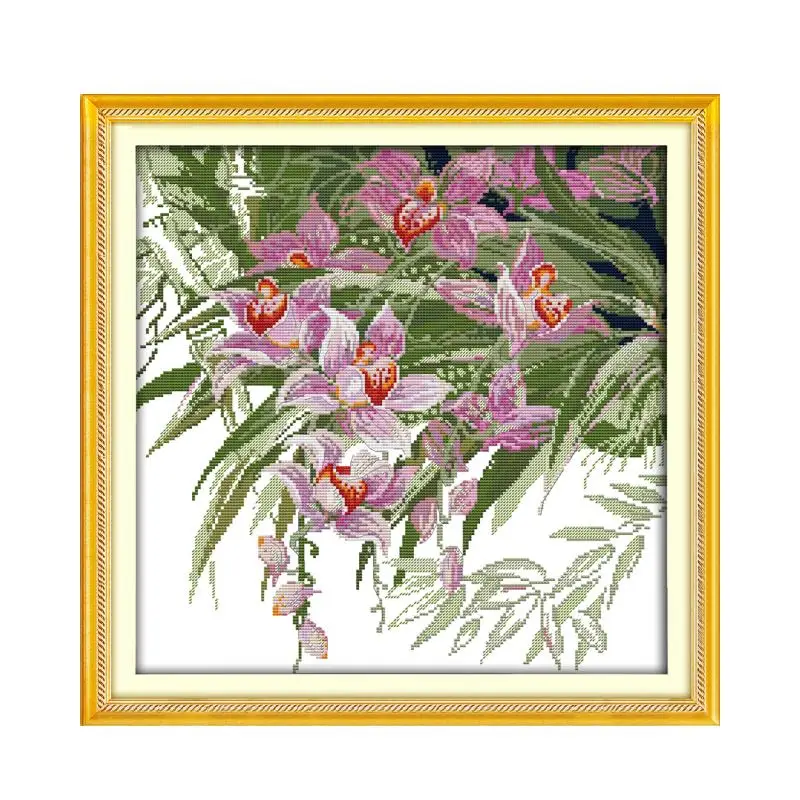 Orchid (3) cross stitch kit flower 14ct printed fabric canvas stitching embroidery DIY handmade needlework
Orchid (3) cross stitch kit flower 14ct printed fabric canvas stitching embroidery DIY handmade needlework