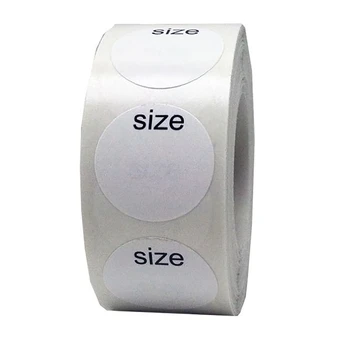 500 Per Roll 1 Inch Round Natural Paper Sticker White Round Blank Size Sticker Adhesive Labels for Box Wedding Decoration
500 Per Roll 1 Inch Round Natural Paper Sticker White Round Blank Size Sticker Adhesive Labels for Box Wedding Decoration