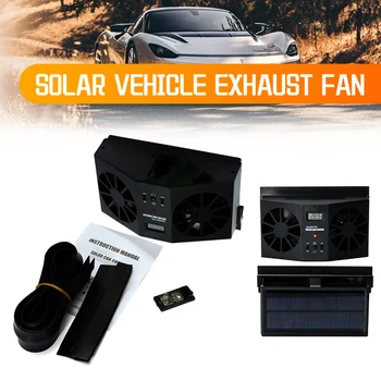 Car Solar Power Fan Car Exhaust Fan Double Air Outlet Car Window Cooling Cooler Rechargeable Ventilation Black
Car Solar Power Fan Car Exhaust Fan Double Air Outlet Car Window Cooling Cooler Rechargeable Ventilation Black