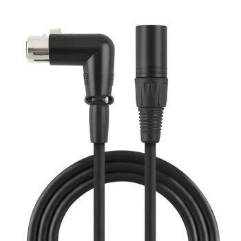 XLR Cable Karaoke Microphone Sound Cable Plug Right Angle XLR Female to Male Cable 6 Feet
XLR Cable Karaoke Microphone Sound Cable Plug Right Angle XLR Female to Male Cable 6 Feet