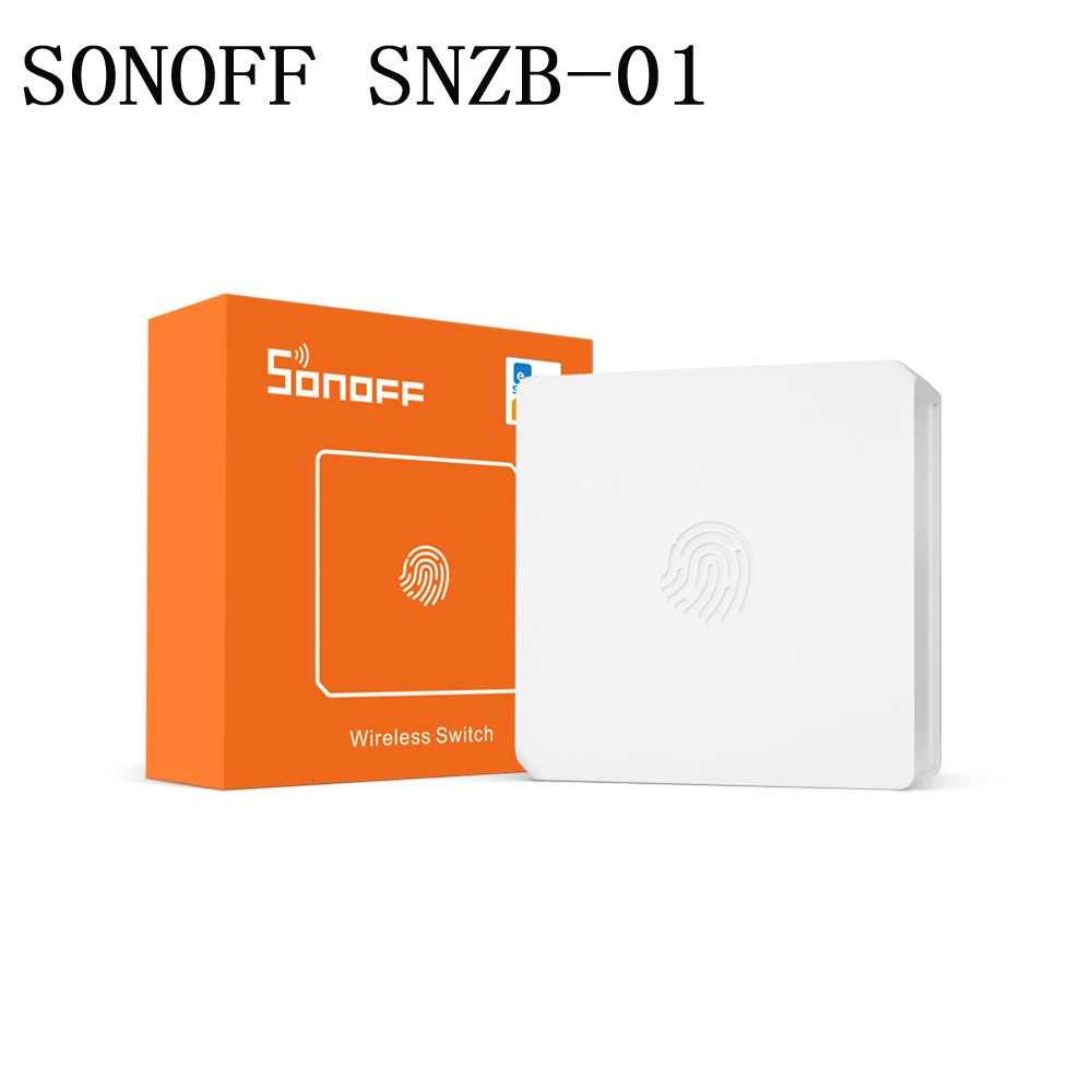 

SONOFF SNZB-01 Mini Zigbee Wireless Switch Two Way Control Light Switch Smart Home Works with eWeLink APP SONOFF Zigbee Bridge