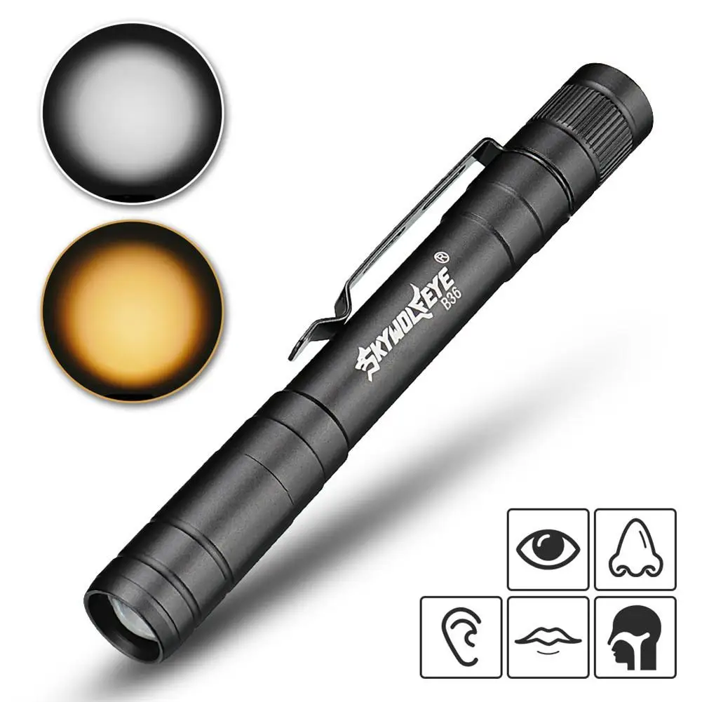 Mini Handheld LED Flashlights AAA Battery-Powered Torch with Dual-light Source for Camping Outdoor Emergency
Mini Handheld LED Flashlights AAA Battery-Powered Torch with Dual-light Source for Camping Outdoor Emergency