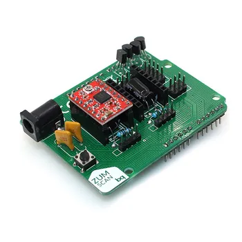 Open Source ZUM Scan Expansion Controller board with a4988 Stepper Motor Diver for Ciclop 3D scanner
Open Source ZUM Scan Expansion Controller board with a4988 Stepper Motor Diver for Ciclop 3D scanner