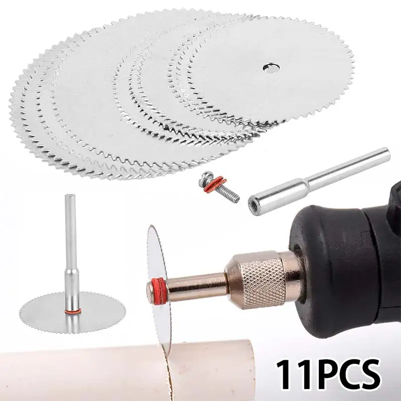 11pcs Mini Circular Saw Blade Electric Grinding Cutting Disc Rotary Tool for Dremel Metal Cutter Power Tool Wood Cutting Discs
11pcs Mini Circular Saw Blade Electric Grinding Cutting Disc Rotary Tool for Dremel Metal Cutter Power Tool Wood Cutting Discs