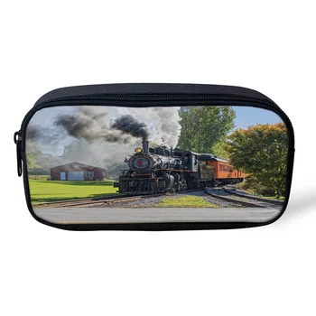 Cosmetic Bags with Zipper Steam Train Smoke Landscape Retro Makeup Bag Portable Pen Case Durable Students Stationery
Cosmetic Bags with Zipper Steam Train Smoke Landscape Retro Makeup Bag Portable Pen Case Durable Students Stationery