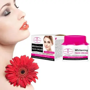 Collagen Milk Whitening Face Cream Skin Brightening Moisturizing Hydrating Remover Freckle Spots Anti - aging 
Collagen Milk Whitening Face Cream Skin Brightening Moisturizing Hydrating Remover Freckle Spots Anti - aging