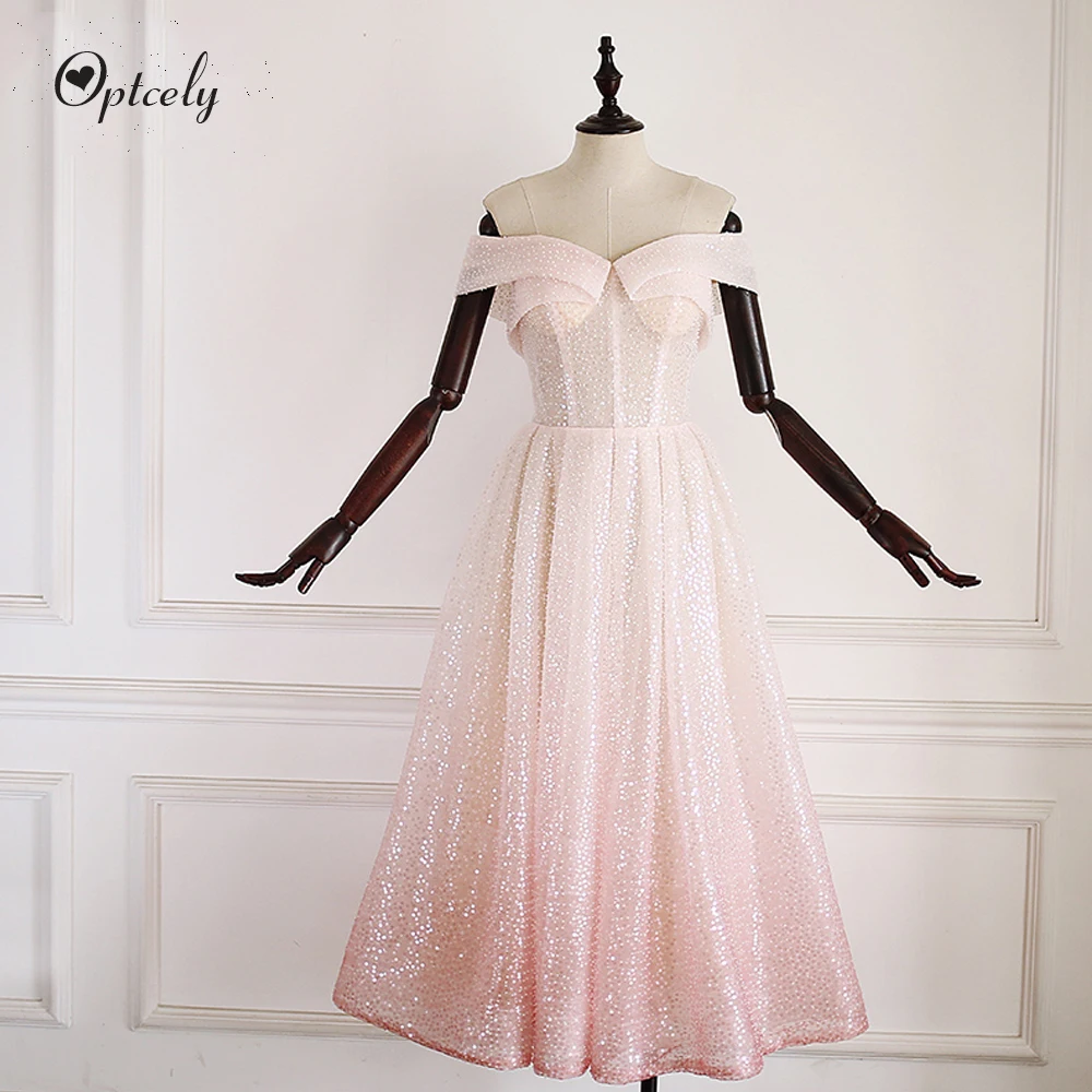 Optcely Sexy Off-the-shoulder See-through Evening Dresses 2019 A-line Pink Backless Sleeveless Long Party Gowns Robe De Mariee
Optcely Sexy Off-the-shoulder See-through Evening Dresses 2019 A-line Pink Backless Sleeveless Long Party Gowns Robe De Mariee