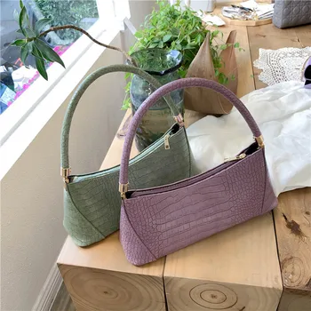 Retro crocodile pattern handbag 2020 new niche armpit bag shoulder bag fashion simple baguette bag wholesale
Retro crocodile pattern handbag 2020 new niche armpit bag shoulder bag fashion simple baguette bag wholesale