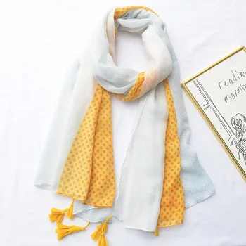Sun shawl spring and summer travel beach towel soft polka dot cotton scarf
Sun shawl spring and summer travel beach towel soft polka dot cotton scarf