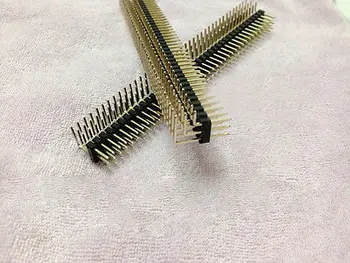 DHL/EMS 250pcs Gilded 3x40P Male Pins 2.54mm Three Row Right Angle Pin Header Programmer-A8
DHL/EMS 250pcs Gilded 3x40P Male Pins 2.54mm Three Row Right Angle Pin Header Programmer-A8