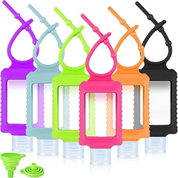 5Pcs Refillable Empty Bottle 60ML Plastic Clear Keychain Bottle with Silicone Sleeve Keychain Holder Portable Leak-proof Bottle
5Pcs Refillable Empty Bottle 60ML Plastic Clear Keychain Bottle with Silicone Sleeve Keychain Holder Portable Leak-proof Bottle
