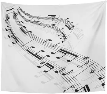 Tapestry White Wave Music Notes Black Classical Sheet Swirl Abstract Tapestries Wall Hanging for Living Room Bedroom Dorm
Tapestry White Wave Music Notes Black Classical Sheet Swirl Abstract Tapestries Wall Hanging for Living Room Bedroom Dorm