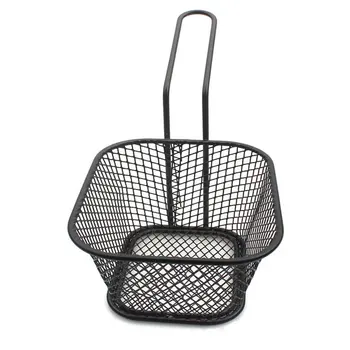 French Fries Basket metal Black spray paint Small food basket Fried chicken wings snack mesh sieve basket 1 Set
French Fries Basket metal Black spray paint Small food basket Fried chicken wings snack mesh sieve basket 1 Set
