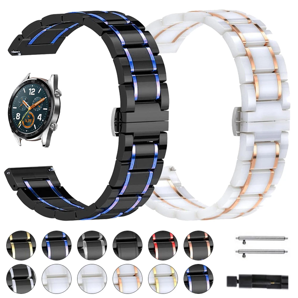 20/22mm Ceramics Band for HUAWEI WATCH 3 GT 2 Pro GT3 42mm 46mm Luxury Strap Bracelet for HONOR Magic GS Wristbands Accessories
20/22mm Ceramics Band for HUAWEI WATCH 3 GT 2 Pro GT3 42mm 46mm Luxury Strap Bracelet for HONOR Magic GS Wristbands Accessories