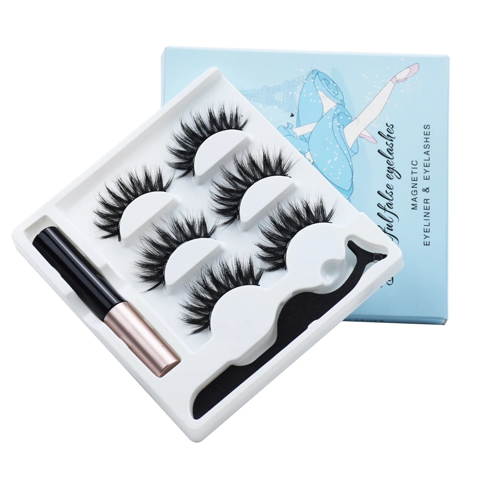 Magnetic Eyelashes 3D Mink False Lashes magnetic eyeliner Waterproof Liquid Tweezers Set Lasting Handmade Eyelash Makeup Tool
Magnetic Eyelashes 3D Mink False Lashes magnetic eyeliner Waterproof Liquid Tweezers Set Lasting Handmade Eyelash Makeup Tool