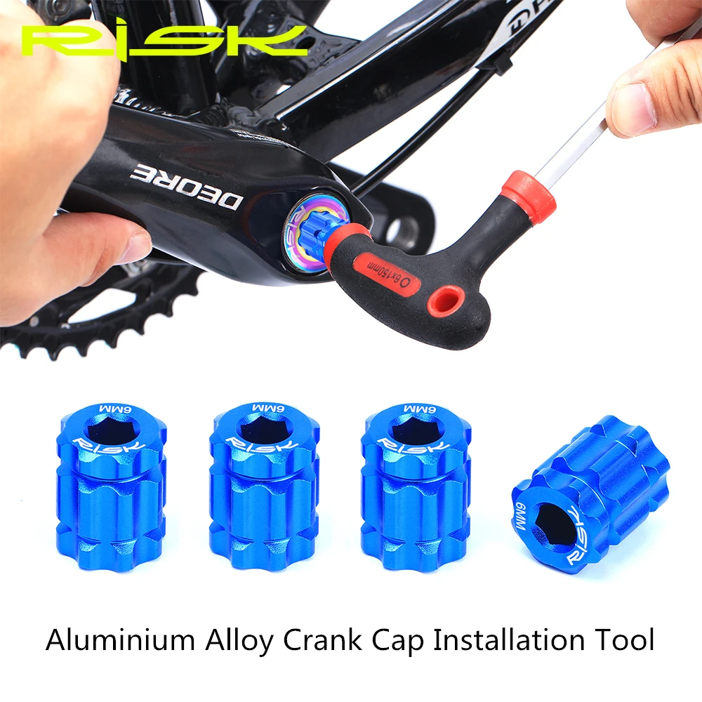 Фото 1Pc Bicycle Crank Cap Tensioning Bolt Installation Tool Crankset Remover Shimano Hollowtech XT XTR Repair Tools | Спорт и