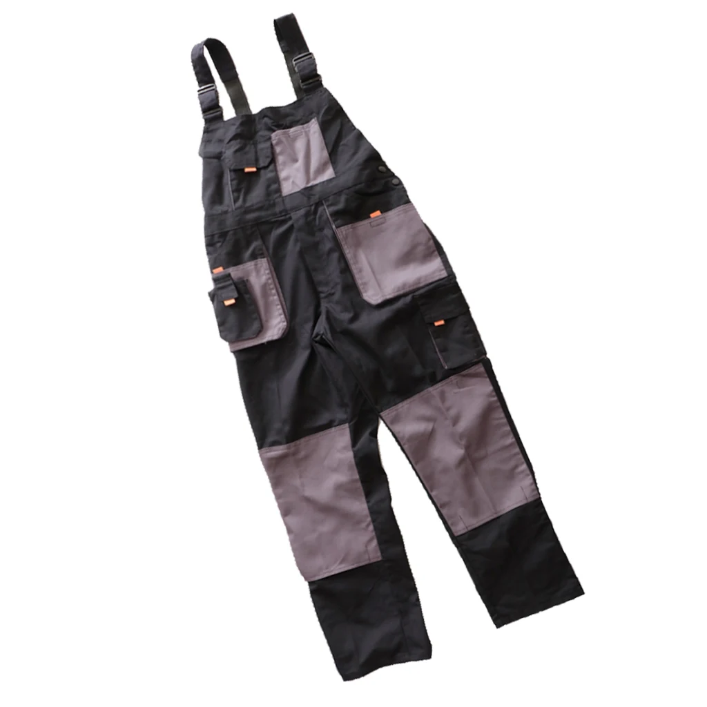 Workwear Coverall Work Bib and Brace Overall Pants Trousers Garage Dungarees