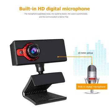 HD Webs Cameras USB Plug n Play Video Recording Webcam with Digital Microphone for Household Computer Accessories
HD Webs Cameras USB Plug n Play Video Recording Webcam with Digital Microphone for Household Computer Accessories