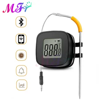 Remote Control Cooking Food Digital Thermometer Bluetooth Electronic Barbecue Thermometer with Probe and Timer Temperature Alarm
Remote Control Cooking Food Digital Thermometer Bluetooth Electronic Barbecue Thermometer with Probe and Timer Temperature Alarm