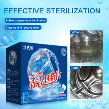 12 Pcs Washing Machine Cleaner Washing Machine Cleaner Laundry Soap Detergent Effervescent Tablet Washer Cleaner Descaling Agent
12 Pcs Washing Machine Cleaner Washing Machine Cleaner Laundry Soap Detergent Effervescent Tablet Washer Cleaner Descaling Agent